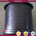 Cheap flexible graphite packing chromated nickel wire reinforced braided pure